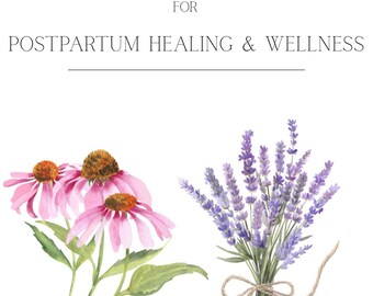 Postpartum Herbal Healing Mini Book | Natural Remedies, Self-Care