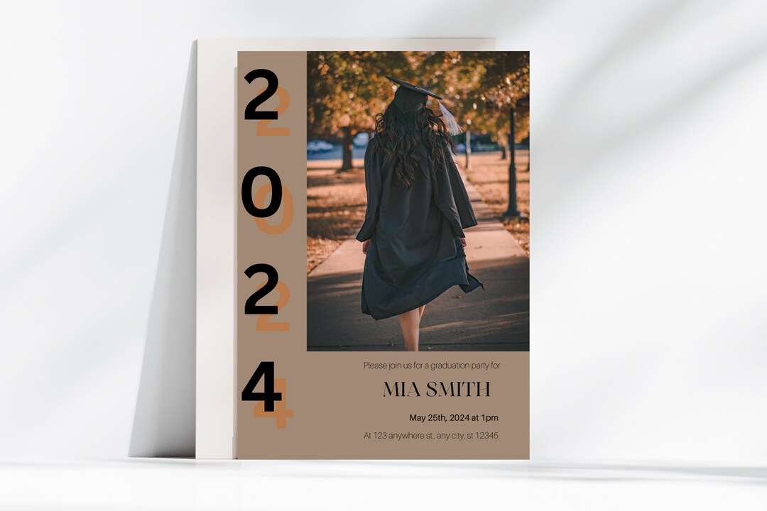 Step Forward: Graduation Invitation 2024 - Etsy