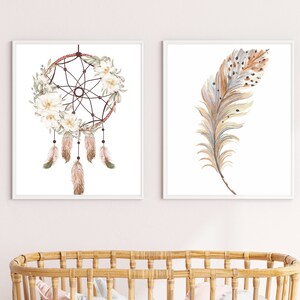 Dreamcatcher and feather