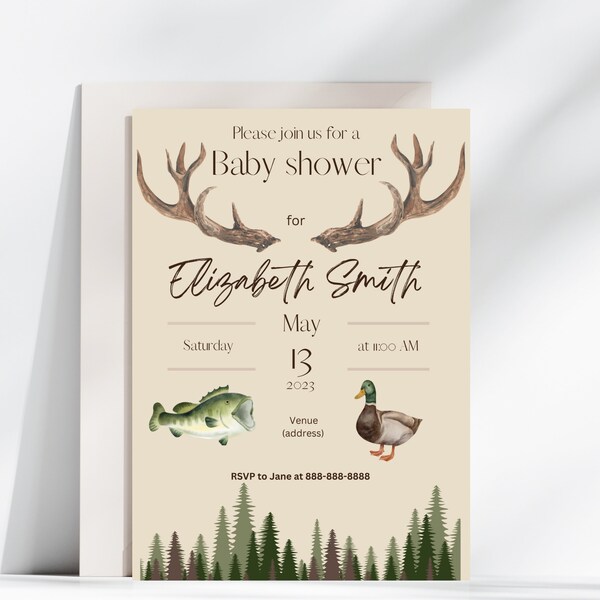 Hunting Baby Shower - Etsy