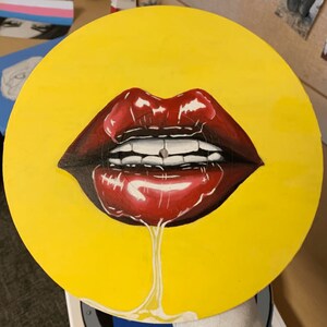 Custom Record Painting Art Commission