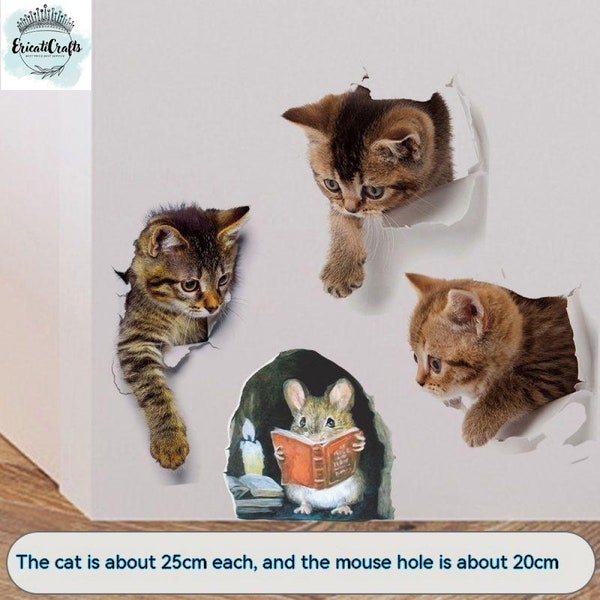 Mouse Wall Decal Etsy