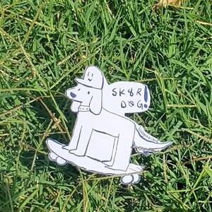sk8r dog sticker