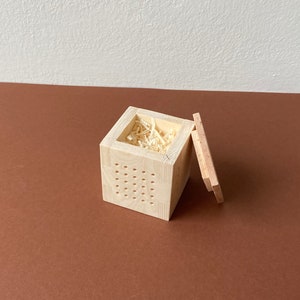 Swiss stone pine fragrance box 6 x 6 cm 2 pieces