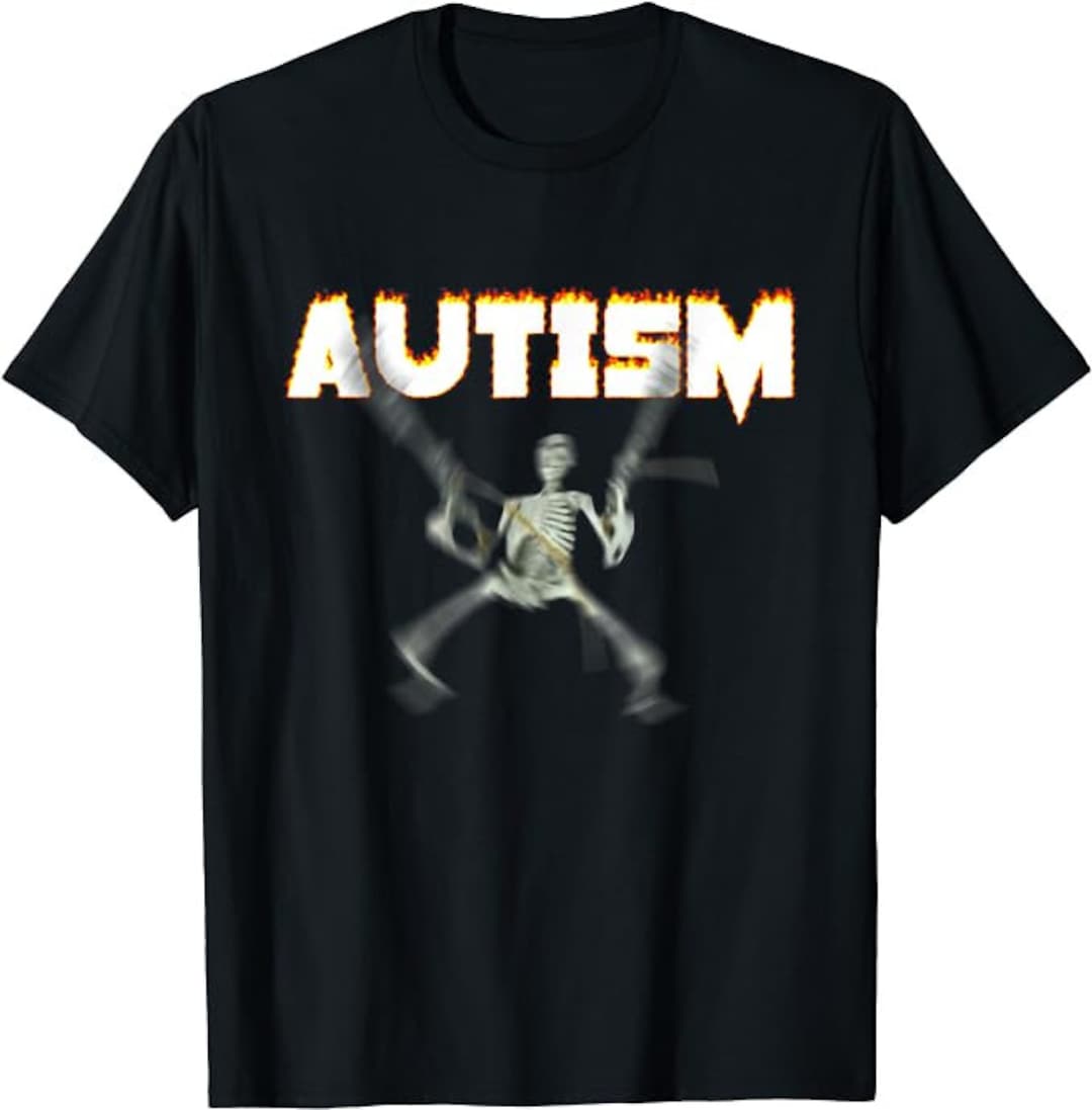 Autism Skeleton Meme Shirt - Etsy