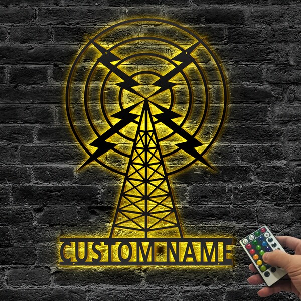 Led Sign Ham Radio Call Sign Etsy UK