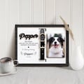 Personalized Dog Memorial Wood Frame With Collar Holder,  Memorial Pet Collar Sign with Photo, Dog Memorial Gifts, Dog Sympathy Gift