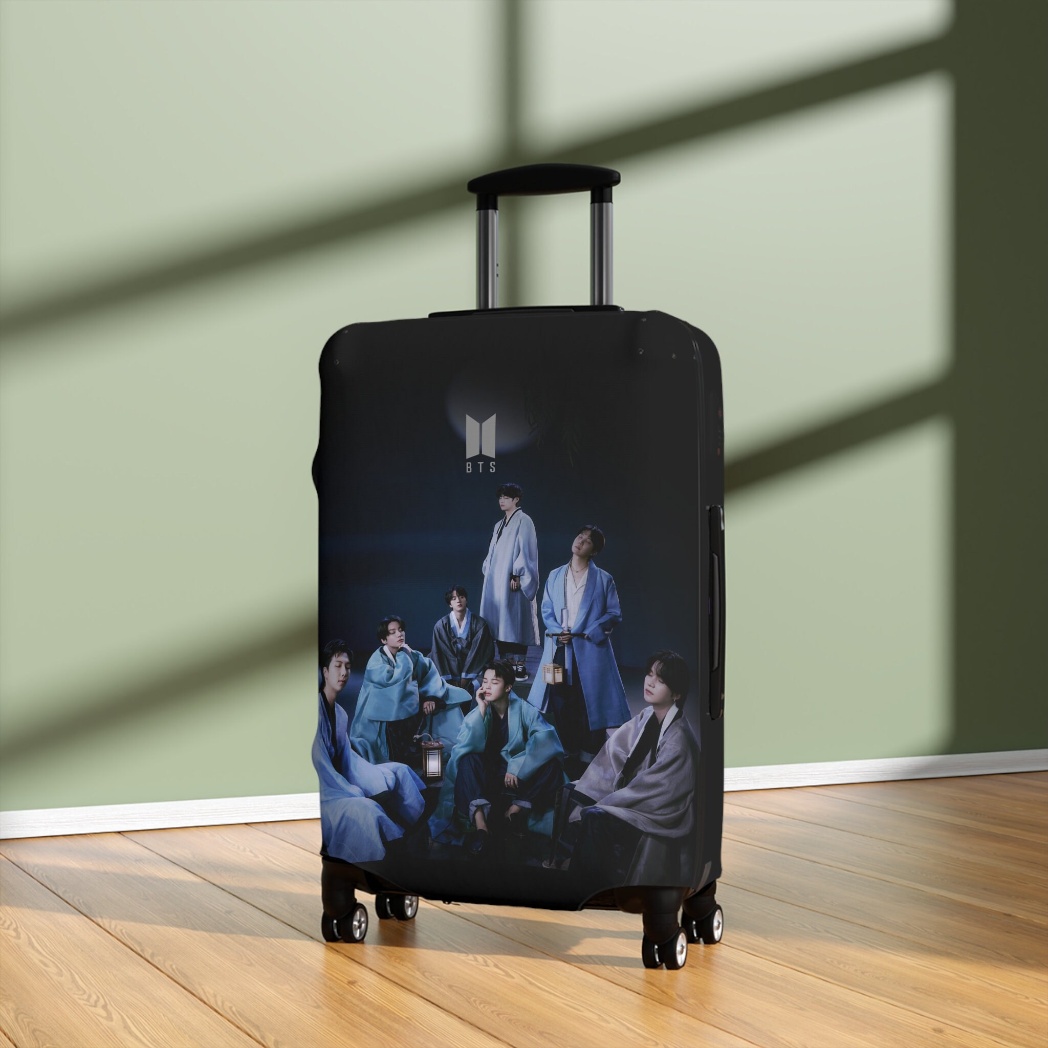 Bts Rip Off Logo Bts Logo Luggage Cover, Bts Dalmajung sold by Beru Whitesun Lars ...