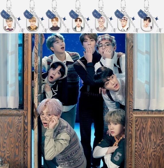 BTS 5th Muster Official Keychain Bts 5th Muster Keyring Bangtan boys 5th Muster BTS Keychain Jimin Rm Jhope Suga Jin Jungkook V