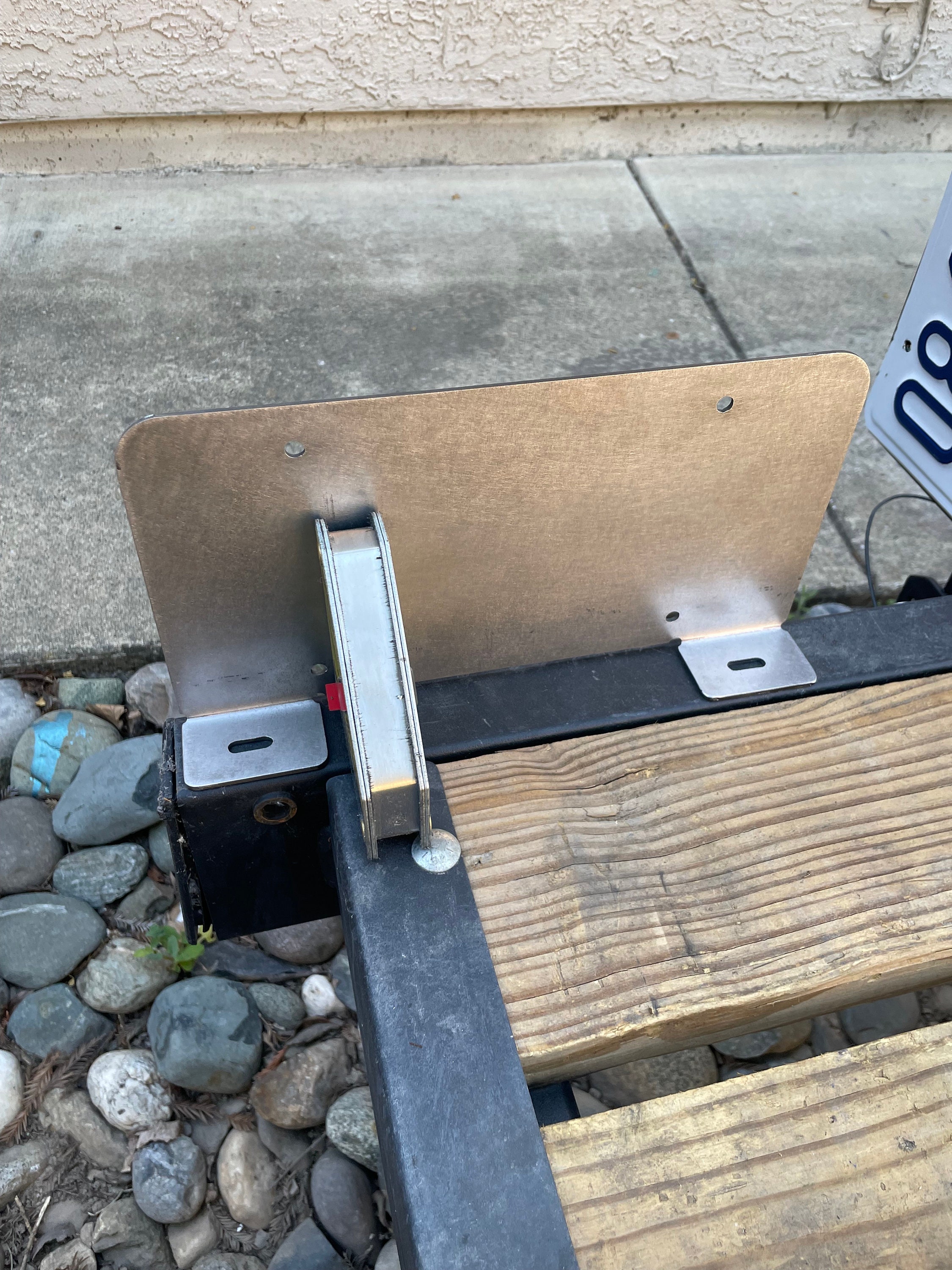 Bottom Mount Top Mount License Plate Trailer Flatbed/rv Bracket Bolt on