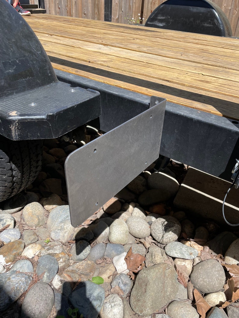 Bolt on Trailer/flatbed/rv License Plate Bracket Mount Heavy Etsy