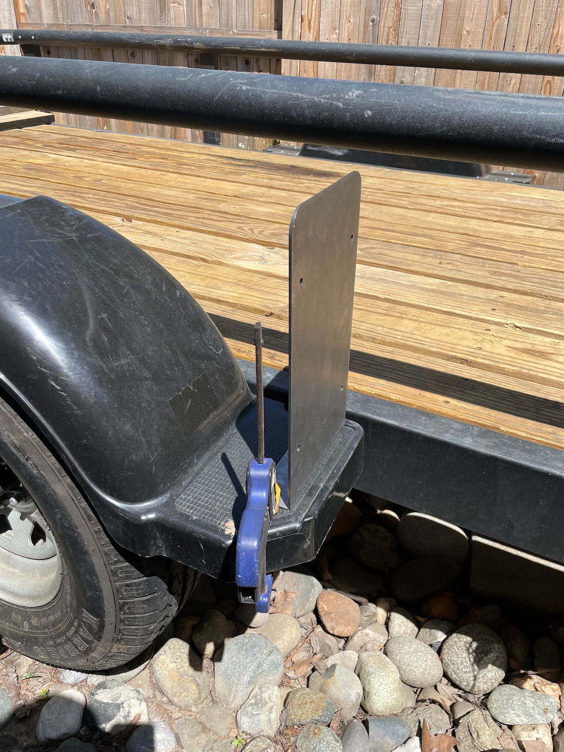 Side Mount License Plate Holder Trailer Flatbed RV Truck Semi Bolt on