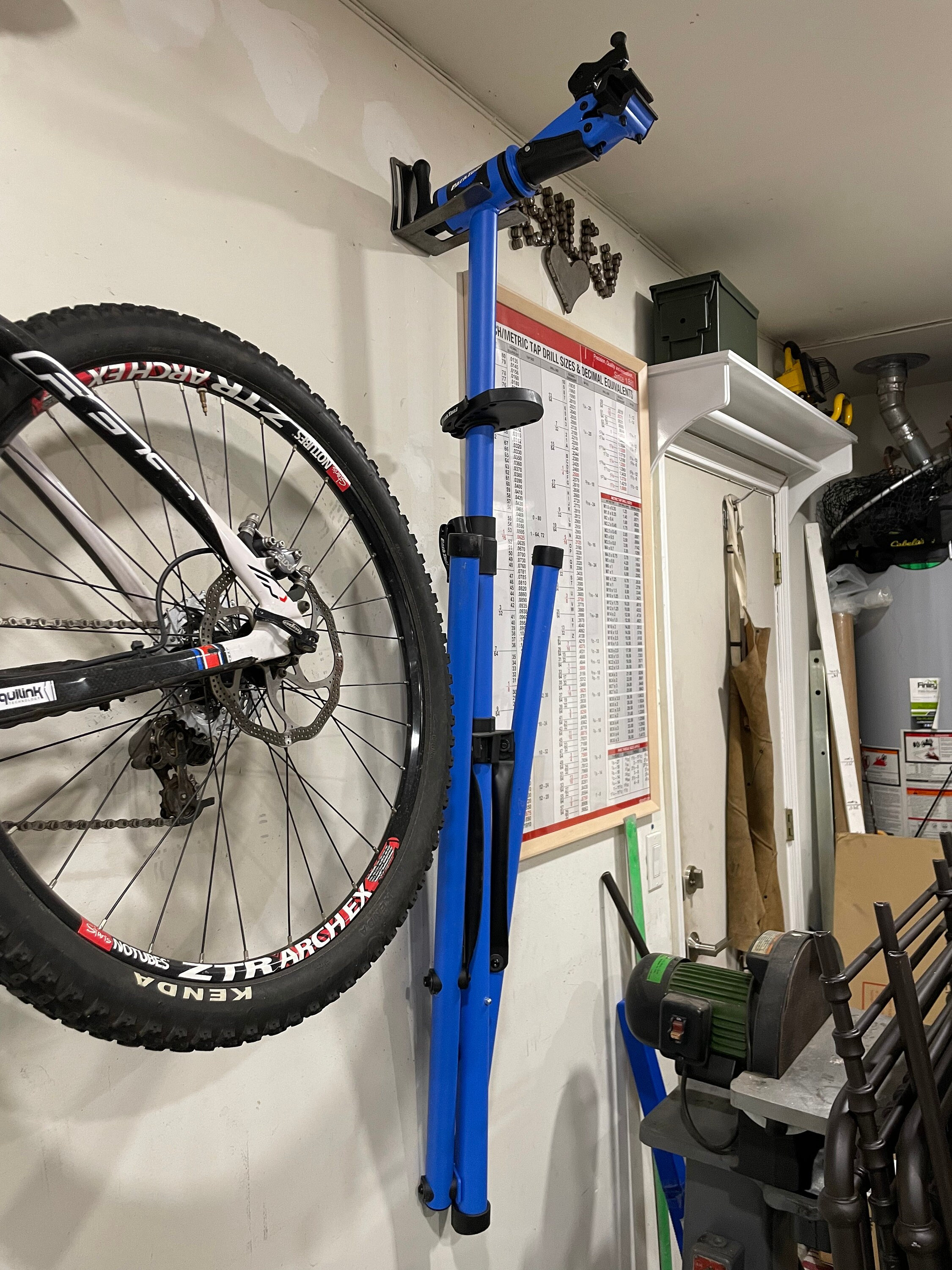 Park tool bike stand wall mount best sale