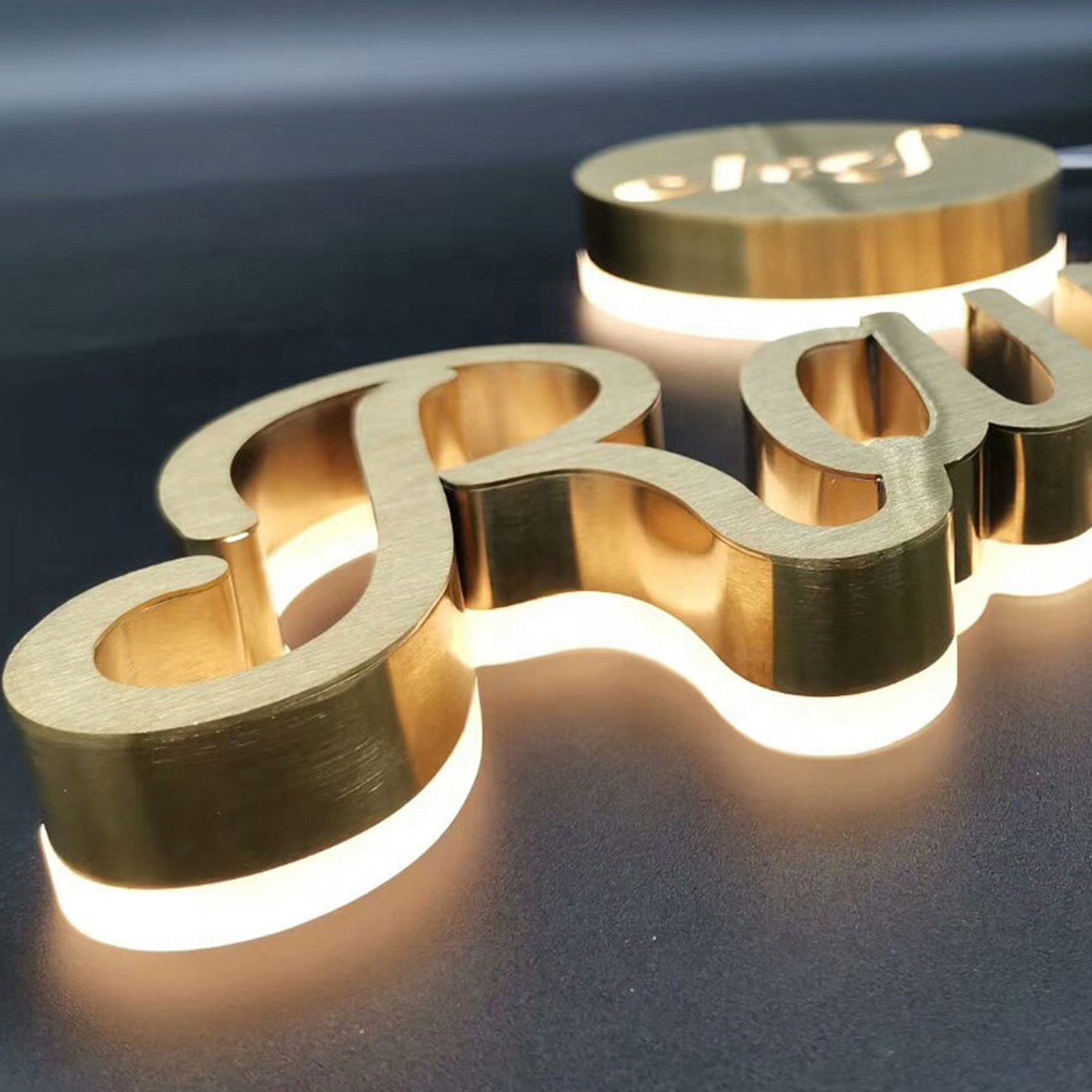 Custom Metal Letters Custom Cutout Metal Metal 3D Metallic Etsy