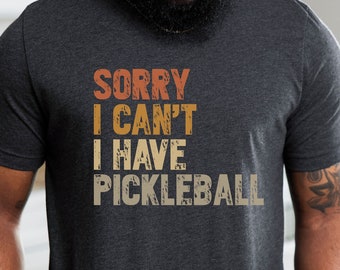 Funny Pickleball Shirt Mens Pickleball Tshirt Pickleball Lover Gift Custom Pickleball Tee Distressed Pickleball T-Shirt for Him Paddleball