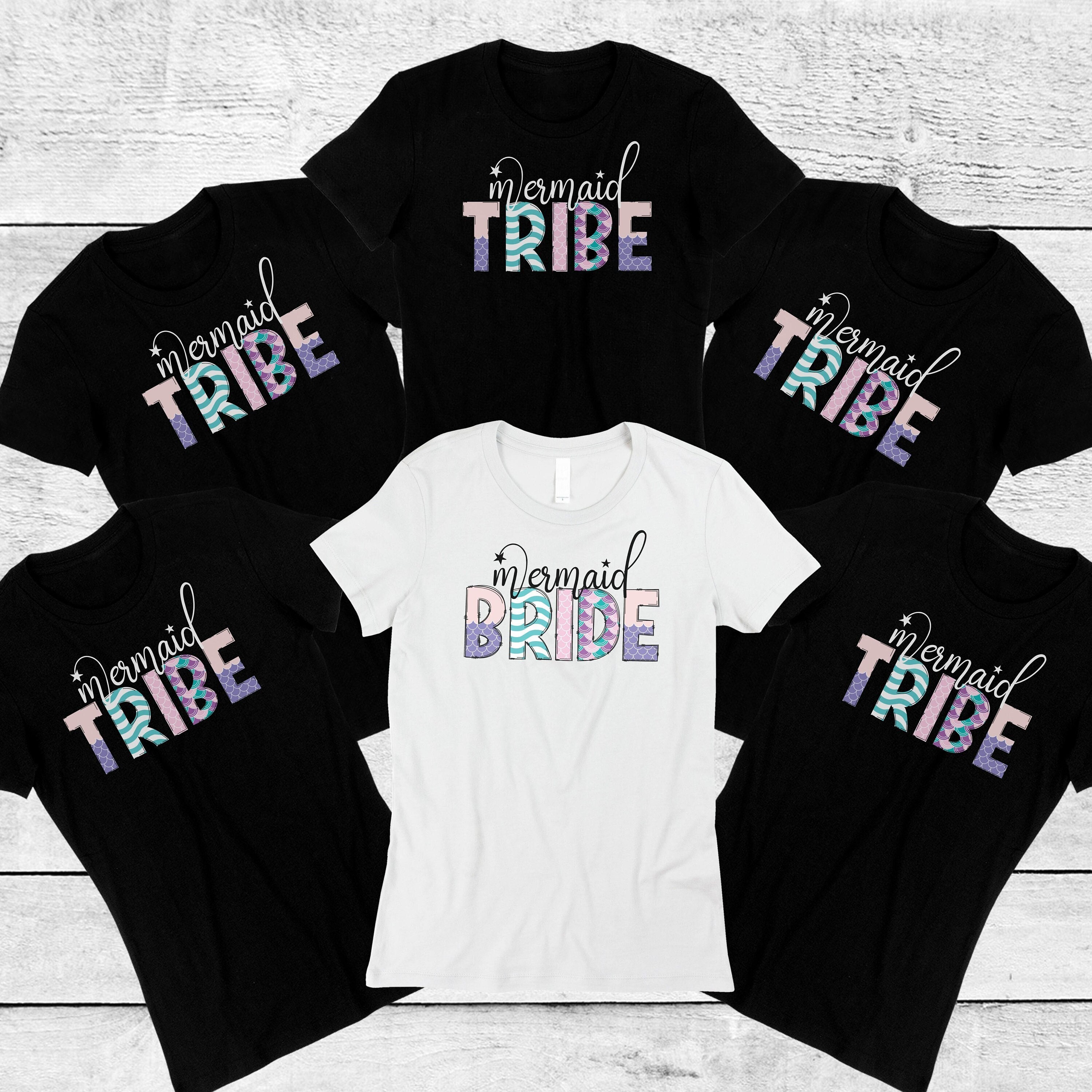Mermaid Bachelorette Party Shirts Mermaid Bachelorette - Etsy