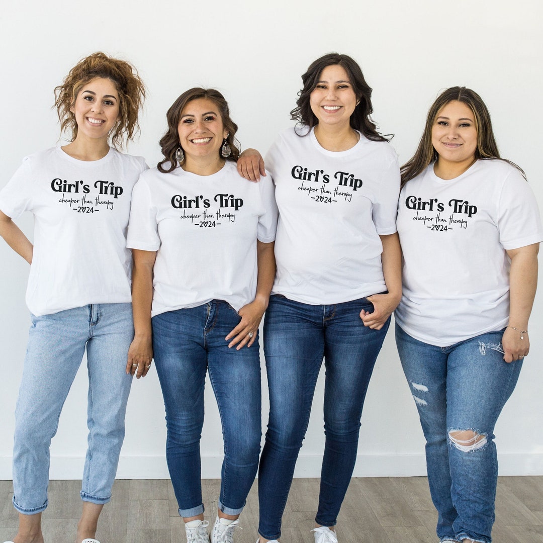 Funny Girls Trip Shirt, Personalized Vacation Shirt, 2024 Trip Tshirt ...