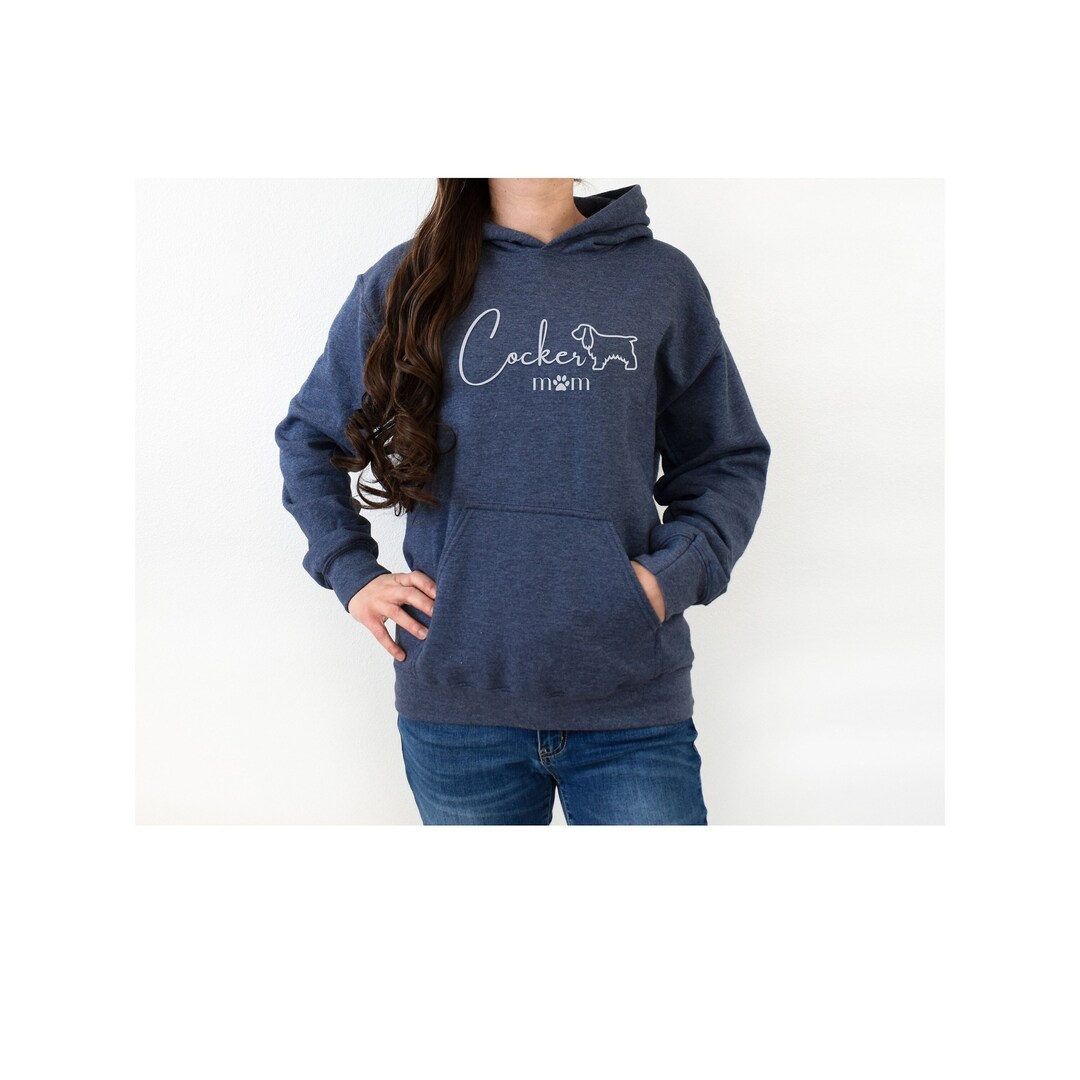 Cocker Spaniel Mom Sweatshirt, Dog Lover Hoodie, Spaniel Sweater for
