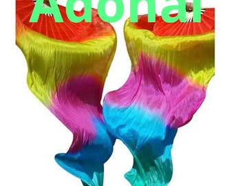 Jehovah Nissi Worship Fans: (PAIR)