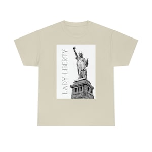 LADY LIBERTY-Statue of Liberty Shirt/4th of July/Patriotic Shirt/New York/Tourist Souvenir/Independence Day/Gift/Freedom/Liberty Island