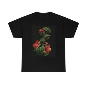MADRE NATURA ll-Camicia floreale/Bella camicia da donna/Natura/Giardino/Artistico/Flower Design/Camicia estiva/Trenddy/Botanical/Camicia alla moda