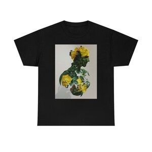 MADRE NATURA - Camicia floreale/Bella camicia da donna/Natura/Giardino/Artistico/Flower Design/Camicia estiva/Trendy/Botanical/Camicia alla moda