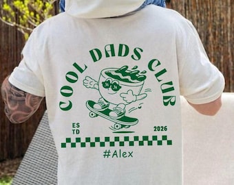 Spersonalizowana koszulka Klubu Taty – spersonalizowany rok urodzenia, prezent na Dzień Ojca