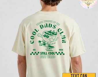 Dads Club Shirt | Retro Skater Style Vaterschaft Top (Est. 2026)