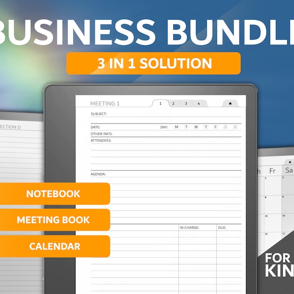 Digital Planner for Kindle Fire Etsy