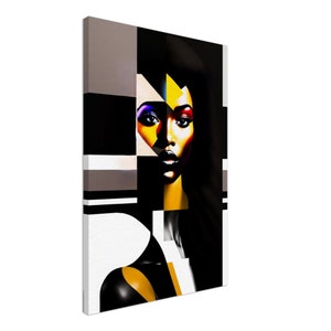Black Art, African American Art, Afro Art, Pop Art Canvas - Wall Art Print Premium Canvas 20inch x 30inch