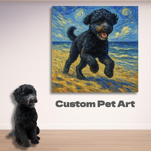 Custom Digital Pet Portrait from Photo – Personalized Pet Drawing, Dog or Cat Art Download, Pet Memorial Gift