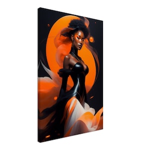 Black Art, African American Art, Afro Art, Pop Art Canvas - Wall Art Print Premium Canvas 20inch x 30inch