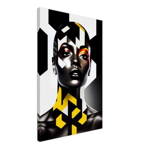 Black Art, African American Art, Afro Art, Pop Art Canvas - Wall Art Print Premium Canvas 20inch x 30inch