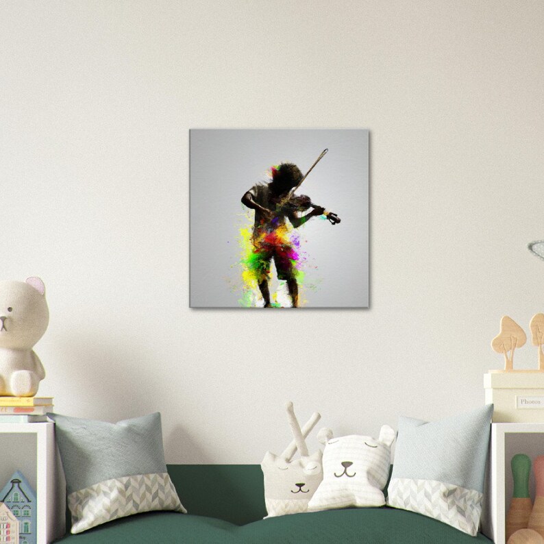 Abstract Black Art, African American Art, Afro Art, Canvas - Wall Art ...