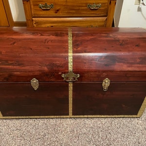 Cedar Chest w/ Brass Hardware