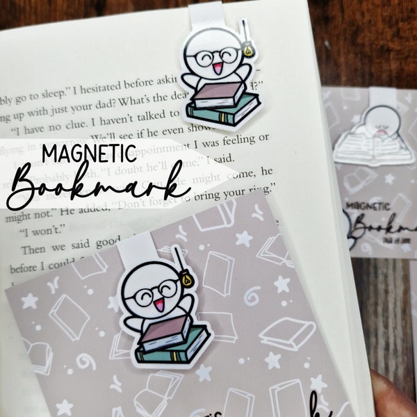 magnetic bookmark smart bubu | handmade magnetic bookmark