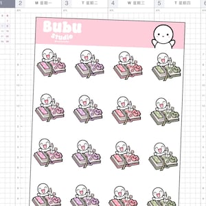 planning time - spring edition sticker sheet | handmade design sticker for planner and bullet journaling T096