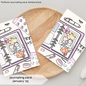 Journaling card happy anniversary '25