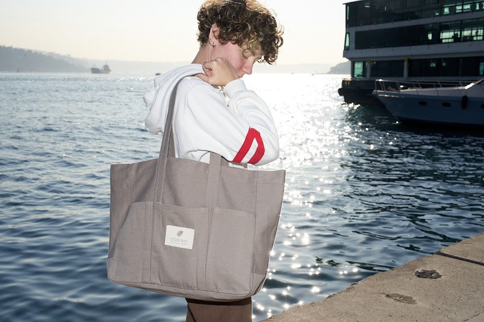 Exclusive Big Large Recycled Canvas Shoulder Bag for Women Bag Etsy