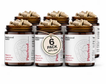 Capsule di estratto di bacche di Blushwood, confezione da 6 / Integratore vegano a base di semi interi EBC-46 (540 capsule, fornitura per 6 mesi)