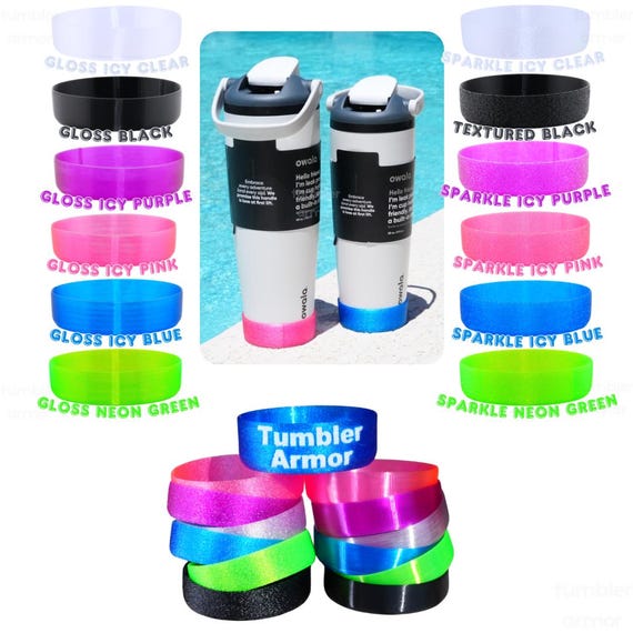 Silikon-Stiefel Für Owala FreeSip Sway 1,2 L – 2er Set, Stoßdämpfend & Leise
