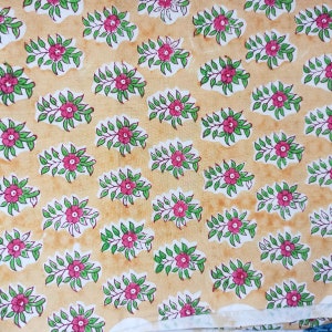 New Era Creation Beautiful Hand Block Printed Fabric, Cotton Fabric, Indian Fabric, fabric by the yard, Block Printed Cotton Indigo Printing