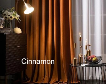 NEC Blackout Velvet Curtains: Custom Size, Sound Insulation, 20 Colors