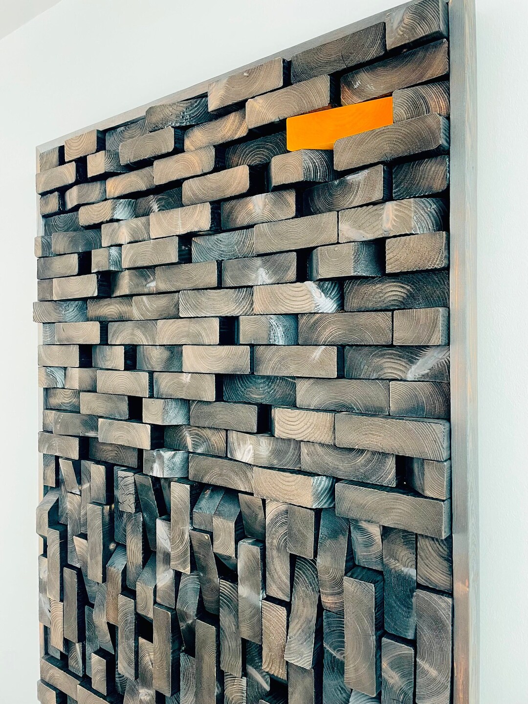 Wood Wall Art, Wood Wall Panel Art, Wood Wall Decor, Sound Diffuser