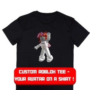 Personalized Avatar Shirt – Custom Gamer Tee for Kids – Roblox Birthday Gift – Youth Gaming T-Shirt – Add Your Avatar