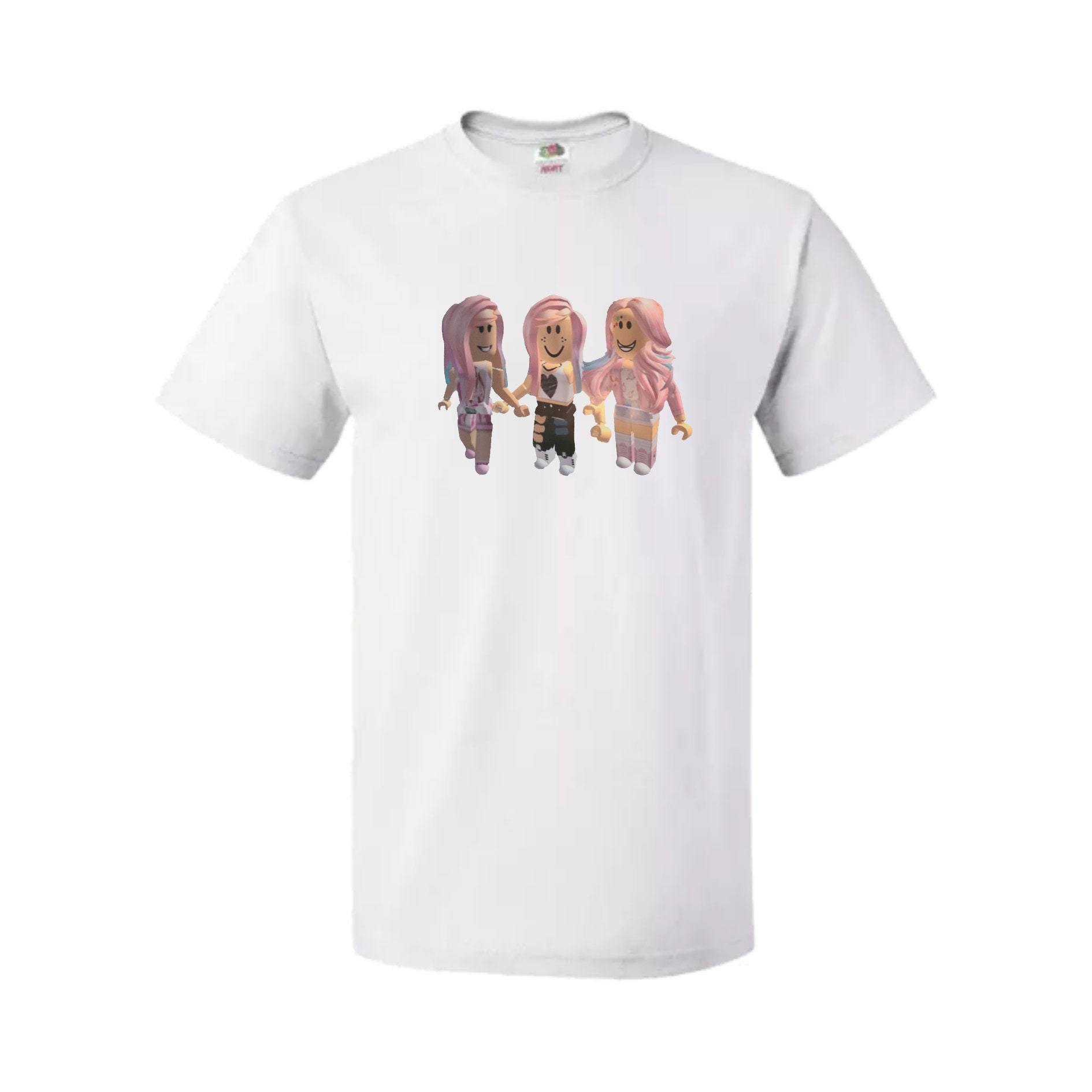 Roblox Girls Personalized Custom Name T Shirt Iron on