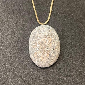 Handmade Natural Stone Necklace - Super Sparkly Quartz Crystal Mix Pendant