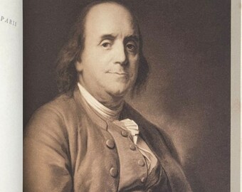 1938 Book 'Benjamin Franklin' with Personal History of the Late General P. Miles