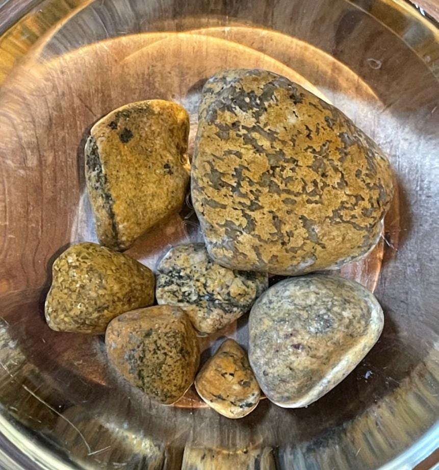 Natural Ohio Rocks for Decorating- Neat Orange Jasper Mix Aquarium