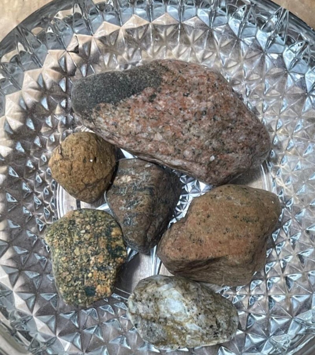 Native Ohio Rocks Natural Ohio Rocks for Decorating- Nice Red Pink Color Shades Granite ...
